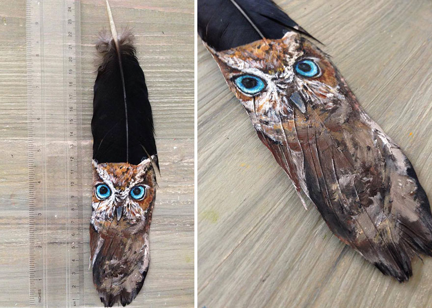 oil-acrylic-paintings-parrot-feathers-jamie-homeister-31 oil-acrylic-paintings-parrot-feathers-jamie-homeister-31