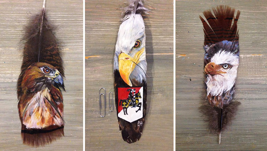 oil-acrylic-paintings-parrot-feathers-jamie-homeister-33 oil-acrylic-paintings-parrot-feathers-jamie-homeister-33