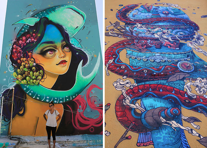 Street Artists Cover Mexican Island In Murals To Help Save Sharks And Manta Rays