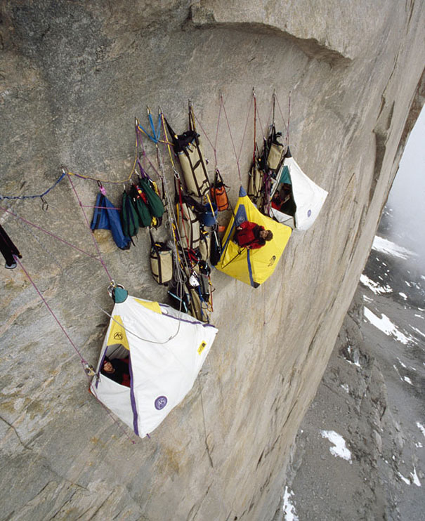 Extreme Camping 4,000 feet Above the Ground