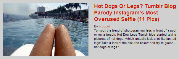 This Week’s Top 5 User Submitted Stories #43