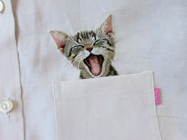 Embroidered Cat Shirts By Hiroko Kubota Go Viral And Sell Like Hot Cakes