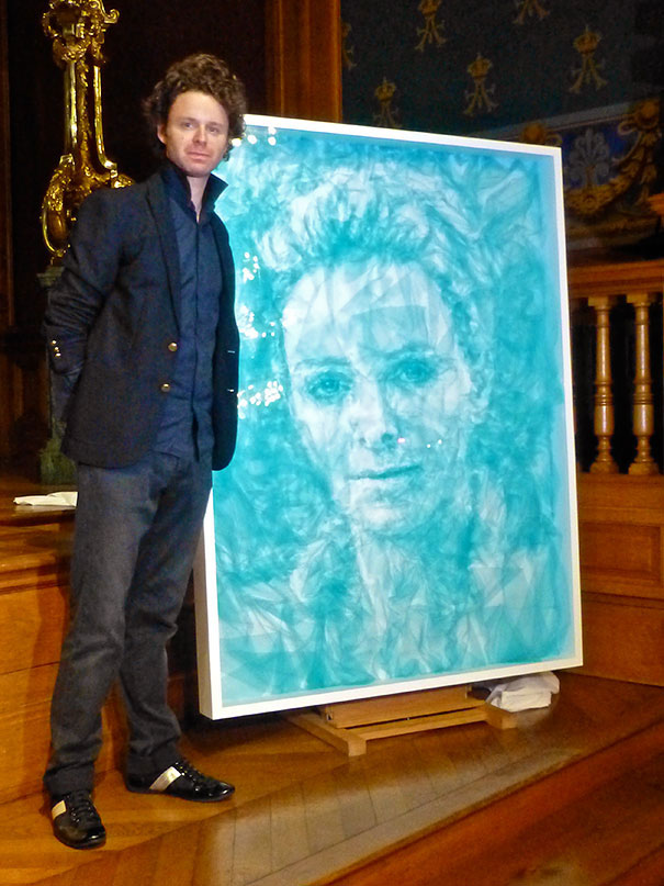 ironed-folded-tulle-portraits-benjamin-shine-1 ironed-folded-tulle-portraits-benjamin-shine-1