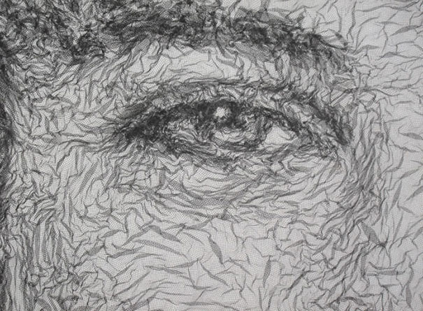 ironed-folded-tulle-portraits-benjamin-shine-10 ironed-folded-tulle-portraits-benjamin-shine-10