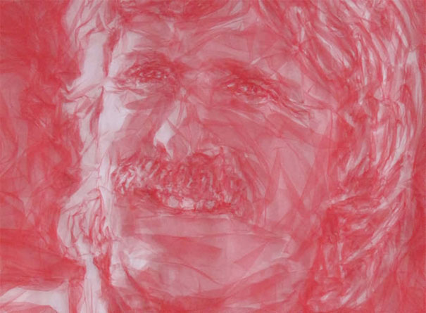 ironed-folded-tulle-portraits-benjamin-shine-2 ironed-folded-tulle-portraits-benjamin-shine-2