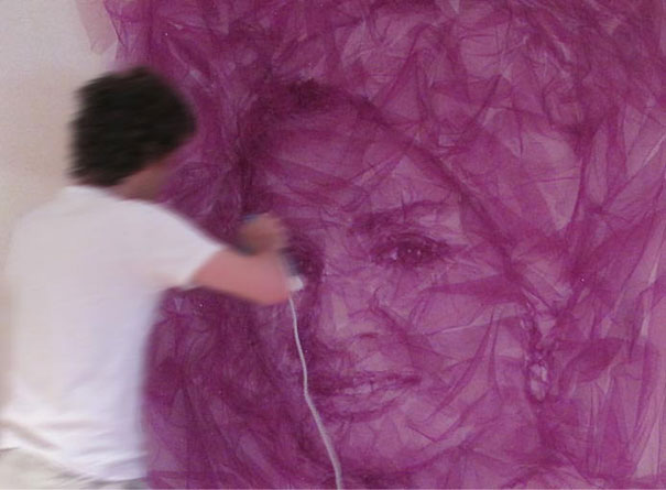 ironed-folded-tulle-portraits-benjamin-shine-3 ironed-folded-tulle-portraits-benjamin-shine-3