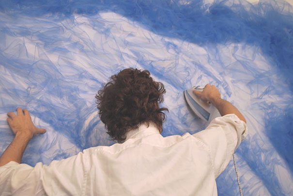 ironed-folded-tulle-portraits-benjamin-shine-9 ironed-folded-tulle-portraits-benjamin-shine-9