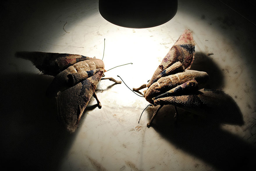 vintage-recycled-textile-embroidery-art-mister-finch-14 vintage-recycled-textile-embroidery-art-mister-finch-14