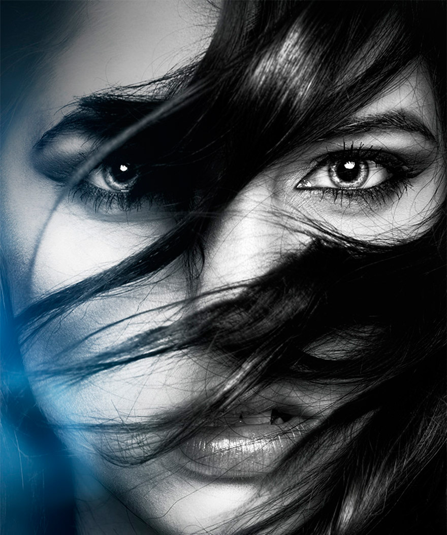 close-up of woman's face close-up of woman's face