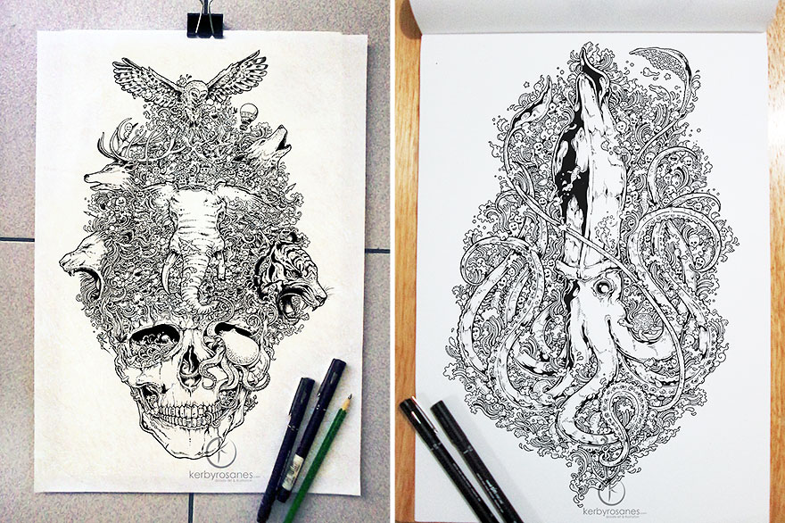 pen-doodles-kerby-rosanes-16 pen-doodles-kerby-rosanes-16