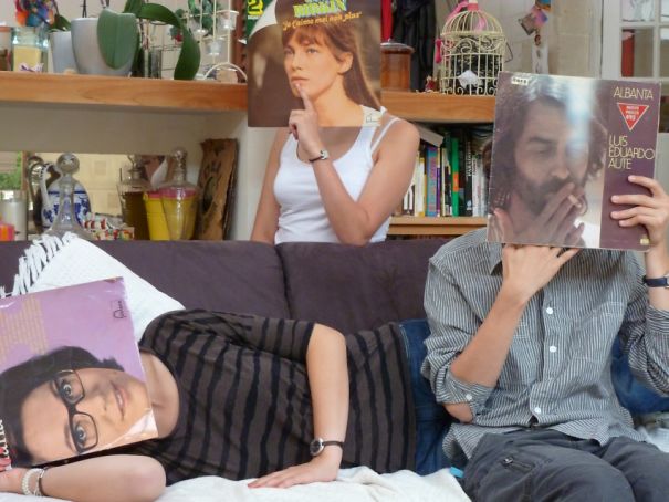 Sleeveface: Internet Trend Of People Posing With Old Vinyl Sleeves