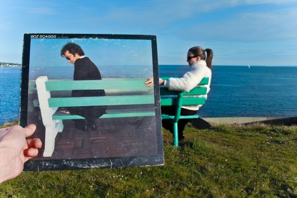 Sleeveface: Internet Trend Of People Posing With Old Vinyl Sleeves