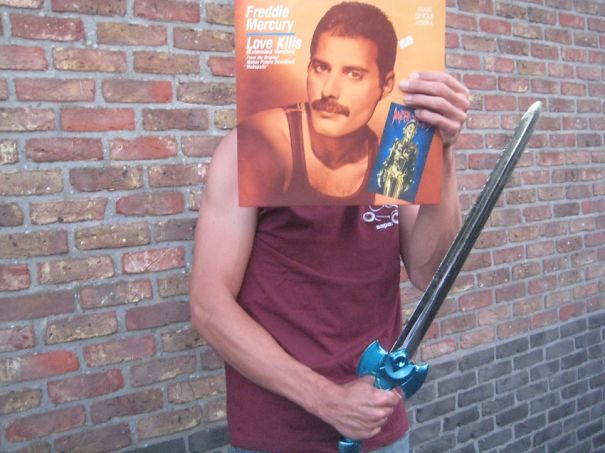 Sleeveface: Internet Trend Of People Posing With Old Vinyl Sleeves