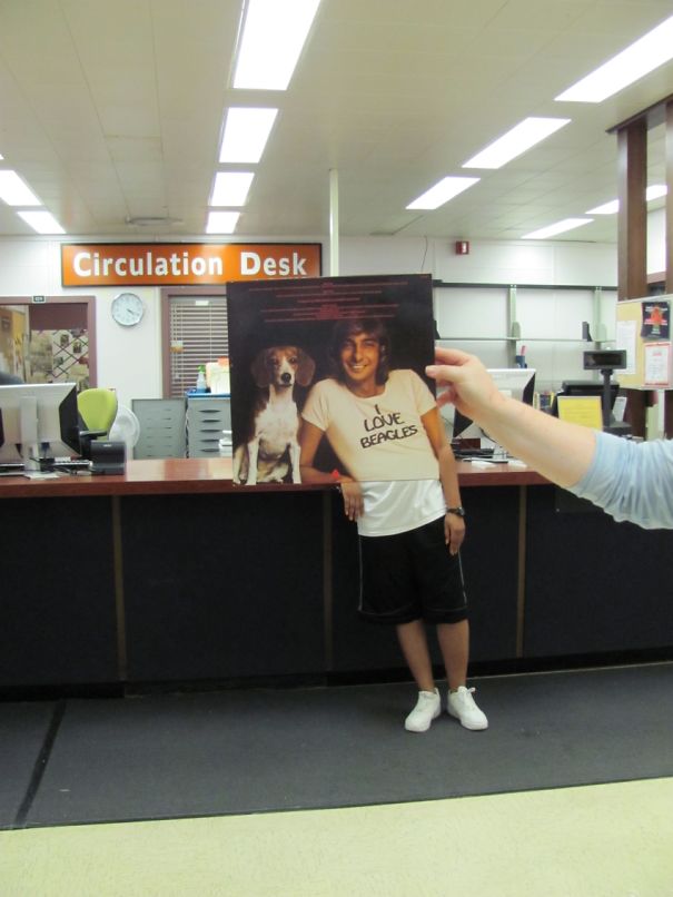 Sleeveface: Internet Trend Of People Posing With Old Vinyl Sleeves