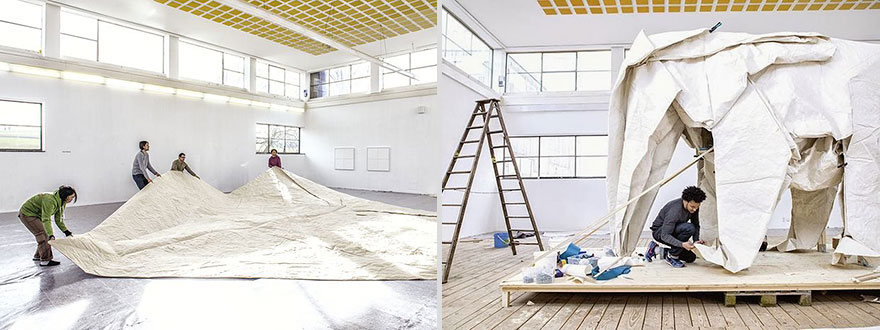 origami-lifesize-white-elephant-sipho-mabona-8 origami-lifesize-white-elephant-sipho-mabona-8