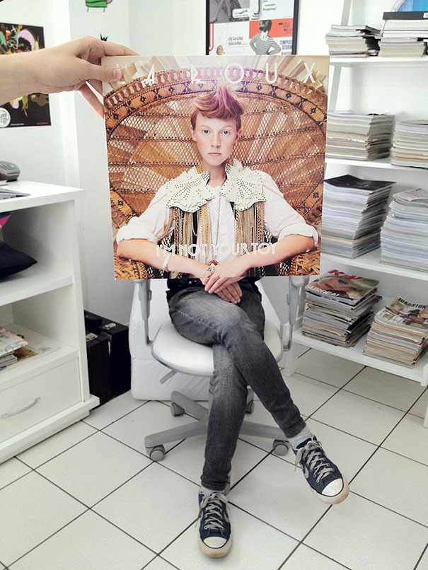 Sleeveface: Internet Trend Of People Posing With Old Vinyl Sleeves
