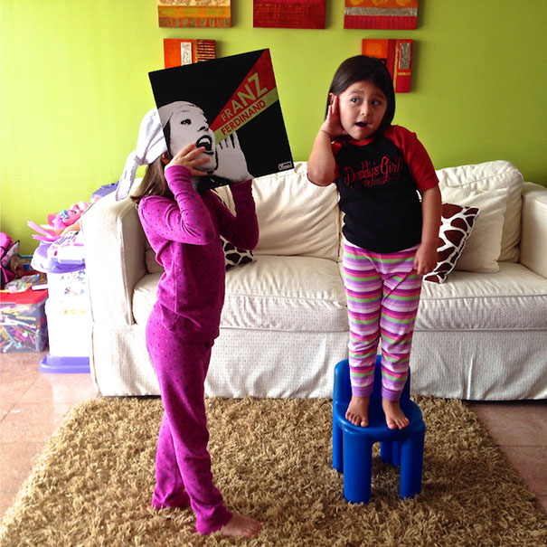 Sleeveface: Internet Trend Of People Posing With Old Vinyl Sleeves