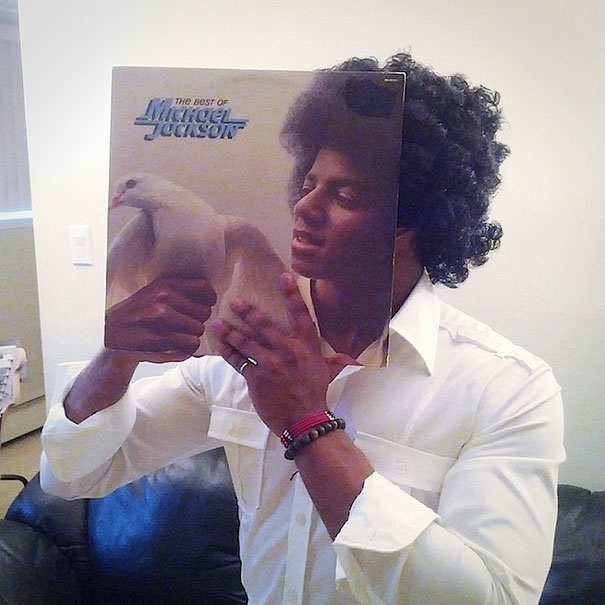 Sleeveface: Internet Trend Of People Posing With Old Vinyl Sleeves