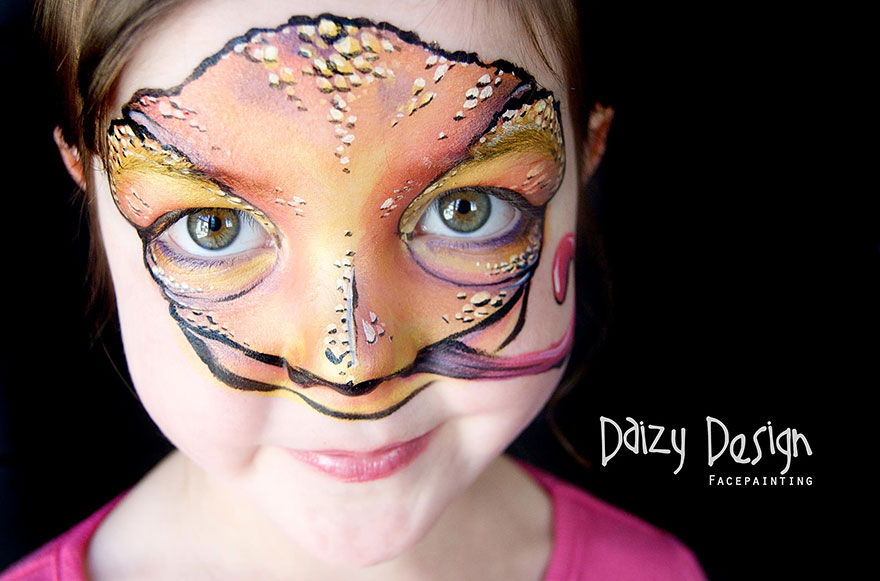 New Zealand-Based Artist Turns Her Kids' Faces Into Fantasy Creatures