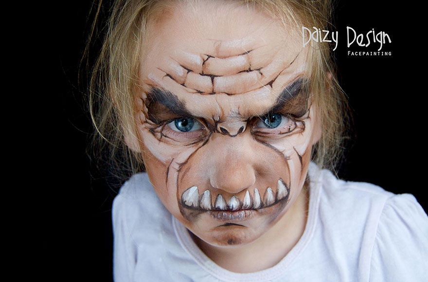 New Zealand-Based Artist Turns Her Kids' Faces Into Fantasy Creatures