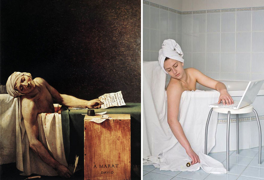 modern-photo-remakes-famous-paintings-25 modern-photo-remakes-famous-paintings-25