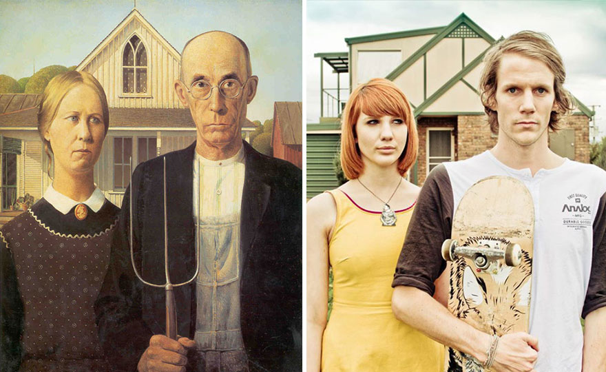 modern-photo-remakes-famous-paintings-3 modern-photo-remakes-famous-paintings-3