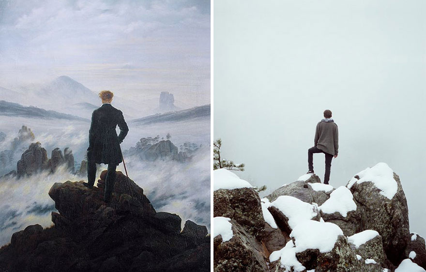 modern-photo-remakes-famous-paintings-7 modern-photo-remakes-famous-paintings-7