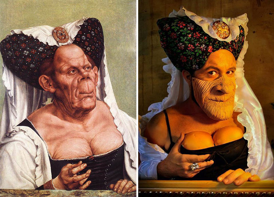 modern-photo-remakes-famous-paintings-9 modern-photo-remakes-famous-paintings-9
