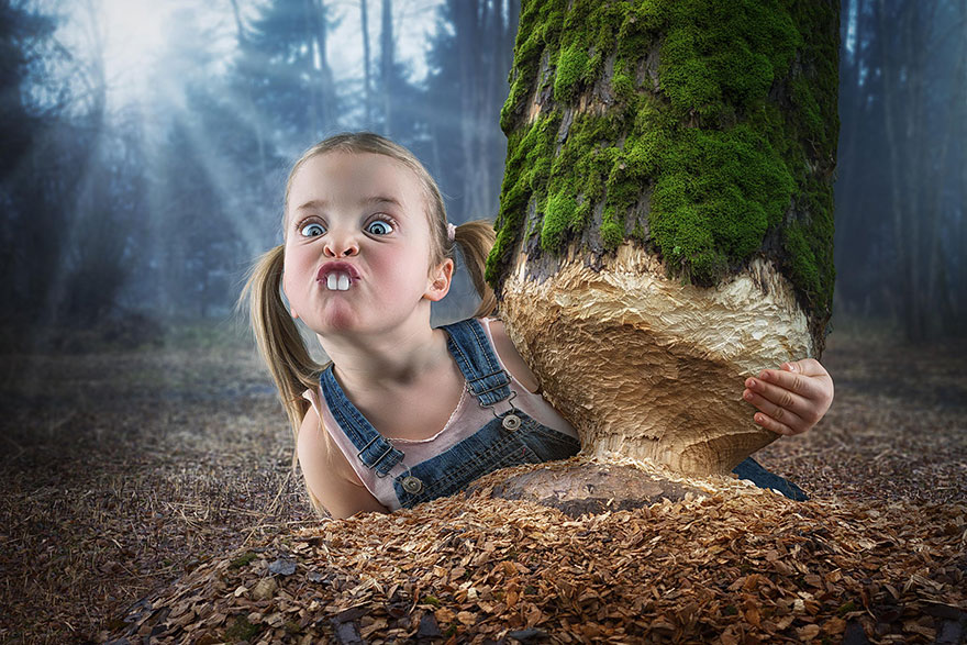 creative-dad-children-photo-manipulations-john-wilhelm-16 creative-dad-children-photo-manipulations-john-wilhelm-16