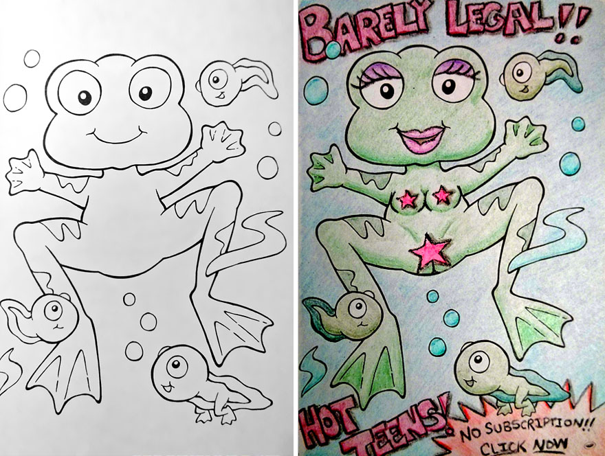 funny-children-coloring-book-corruptions-24 funny-children-coloring-book-corruptions-24