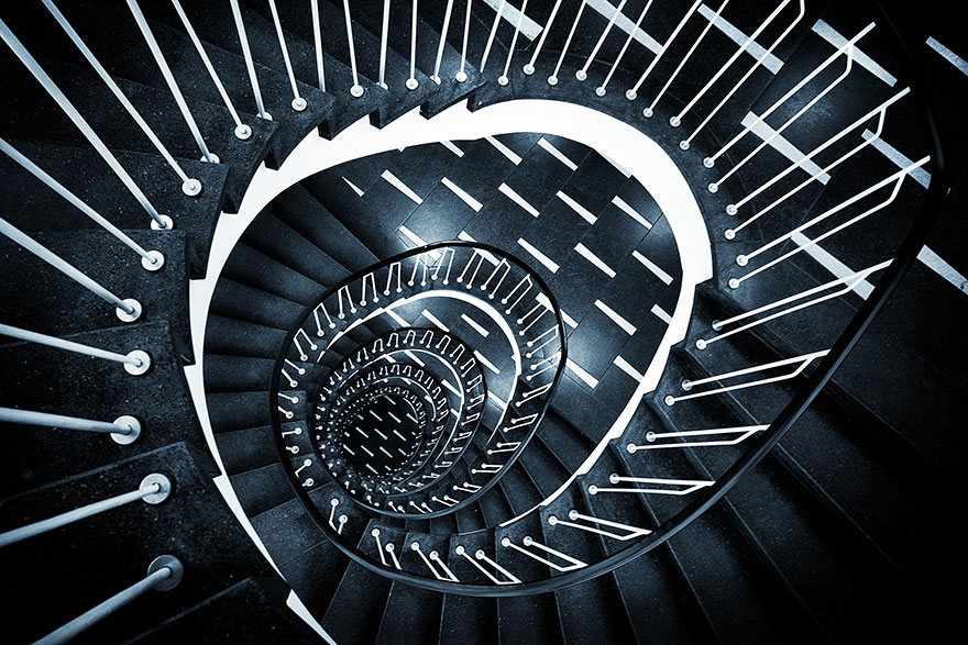 30 Mesmerizing Examples of Spiral Staircase Photography 30 Mesmerizing Examples of Spiral Staircase Photography