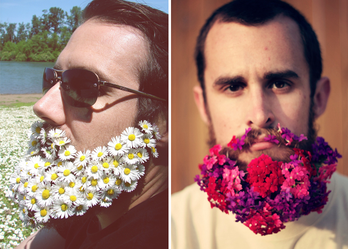 Latest Trend: Men With Flowers In Their Beards
