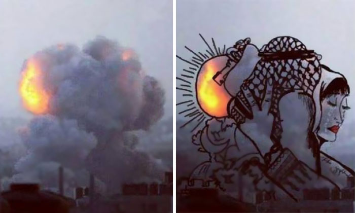 gaza-israel-rocket-strike-smoke-art-17 gaza-israel-rocket-strike-smoke-art-17