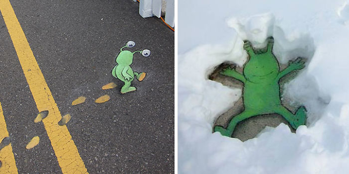 NEW Chalk-Drawn Adventures of Sluggo by David Zinn