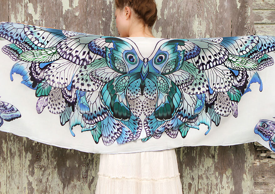bird-scarves-wings-feather-fashion-design-shovava-11 bird-scarves-wings-feather-fashion-design-shovava-11