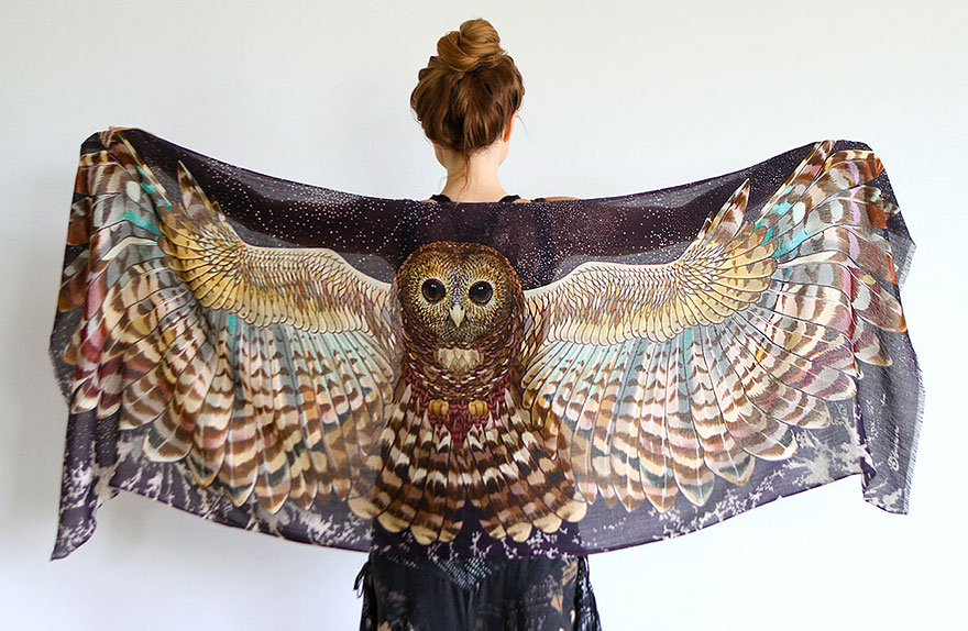 bird-scarves-wings-feather-fashion-design-shovava-2