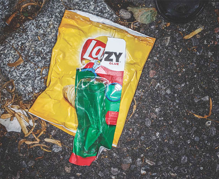 Clever Anti-Littering Ads Use Trash To Mock Litterers