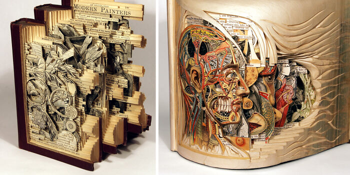 ‘Book Surgeon’ Uses Surgical Tools To Make Incredible Book Sculptures
