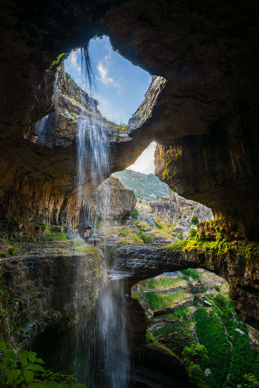 three-bridges-cave-baatara-gorge-waterfall-lebanon-3 three-bridges-cave-baatara-gorge-waterfall-lebanon-3