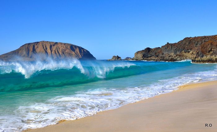 Las Conchas, Isla De La Graciosa, Lanzarote.