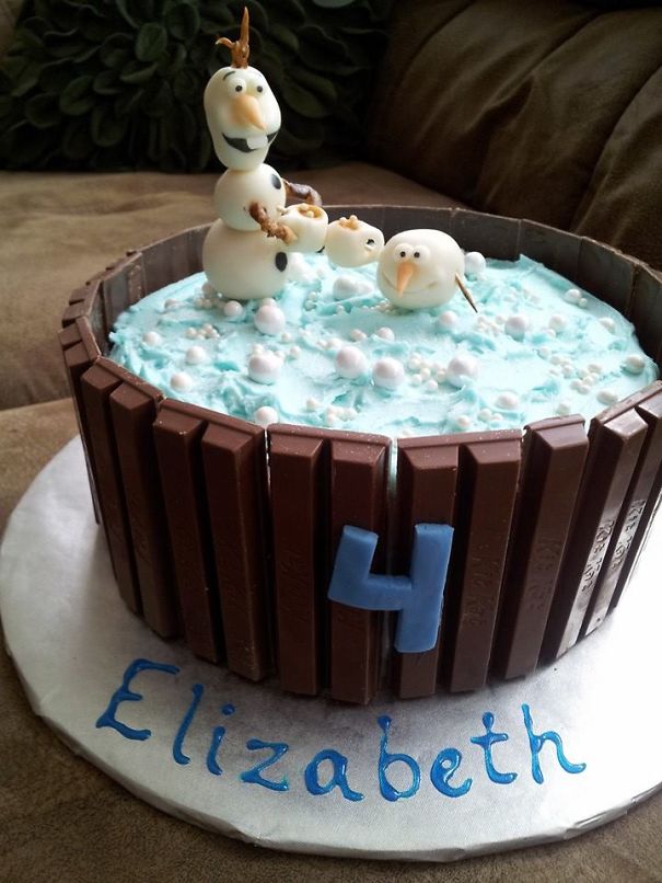 Frozen Olaf Cake