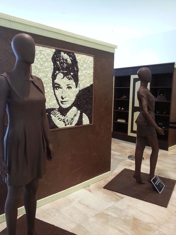 Chocolate Mannequins In A Chocolate Home