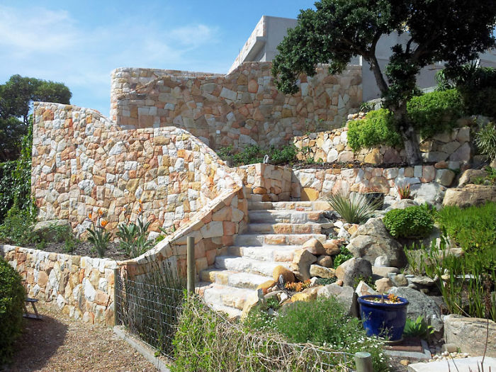 Handmade Stone Stairway In Cape Town