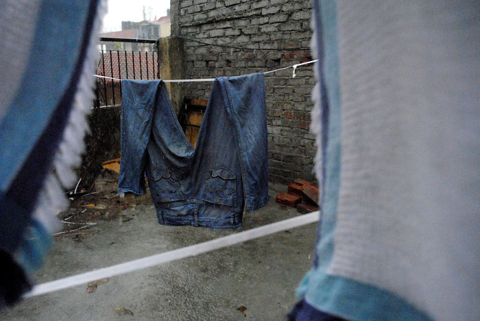 The Clotheline Irony (new Delhi, India)