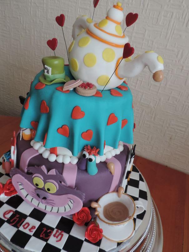 Alice In Wonderland Cake By Occasion Cakes Rochdale