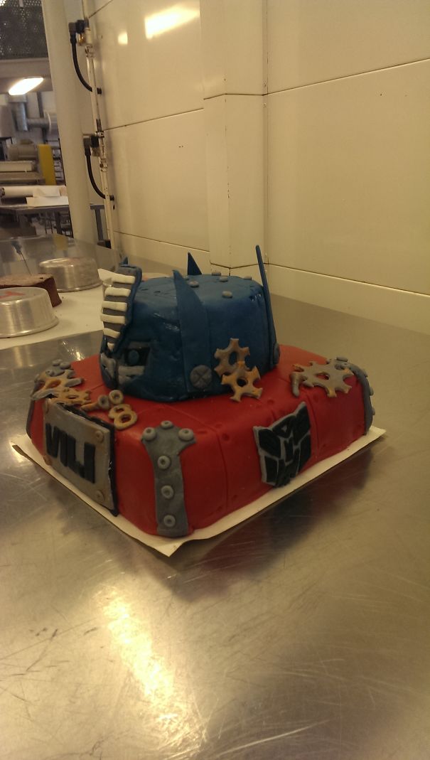 Transformer Cake For My 4 Year Old
