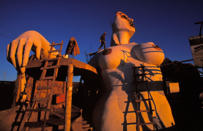 Armando Muñoz Garcia's Sculpture, Puerto Nuevo, Mexico