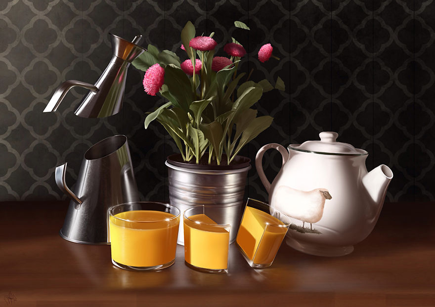 I Create Realistic Finger Paintings On My iPad I Create Realistic Finger Paintings On My iPad