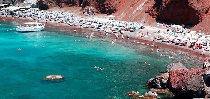 Red Beach, Santorini Island, Greece