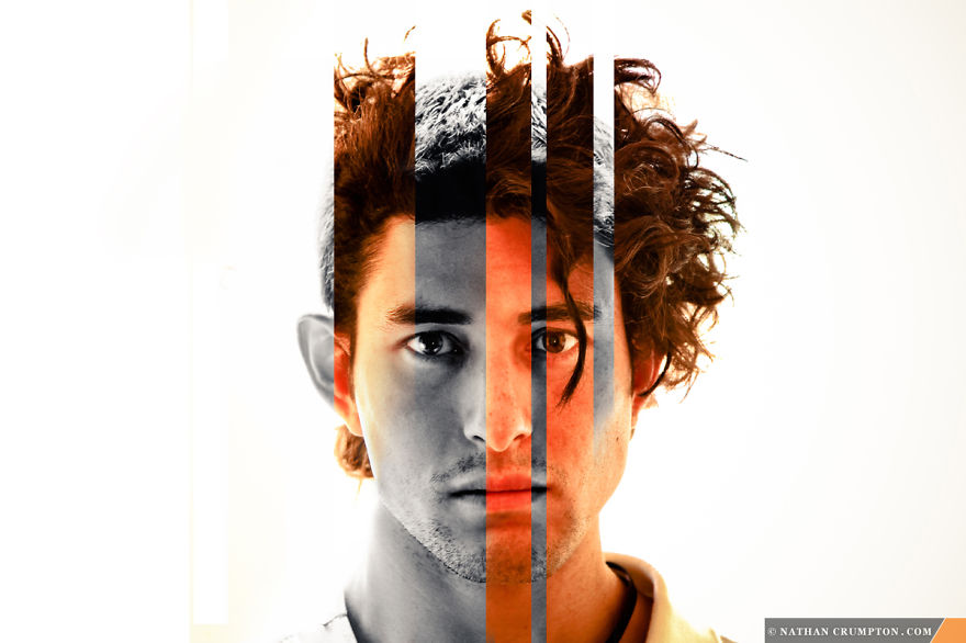 Surreal Split Portraits Combining Two Photos Into One Image